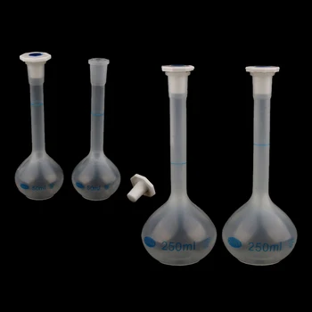 4 Piece Lab 250 ml&50 mL Plastic Clear Volumetric Measuring Flasks Bottles, Durable
4 Piece Lab 250 ml&50 mL Plastic Clear Volumetric Measuring Flasks Bottles, Durable
