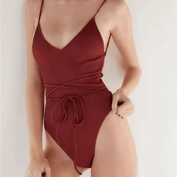 2020 Newest Women Jumpsuit Solid Color Bathing Suit For Lady High-waisted Bikini Push-Up Swimsuit Padded Bathing Suit Biquini
2020 Newest Women Jumpsuit Solid Color Bathing Suit For Lady High-waisted Bikini Push-Up Swimsuit Padded Bathing Suit Biquini