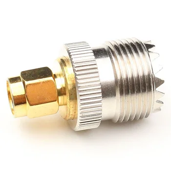 Female To SMA Male Portable Converter SO-239 Durable Adapter Connector RF Coax
Female To SMA Male Portable Converter SO-239 Durable Adapter Connector RF Coax