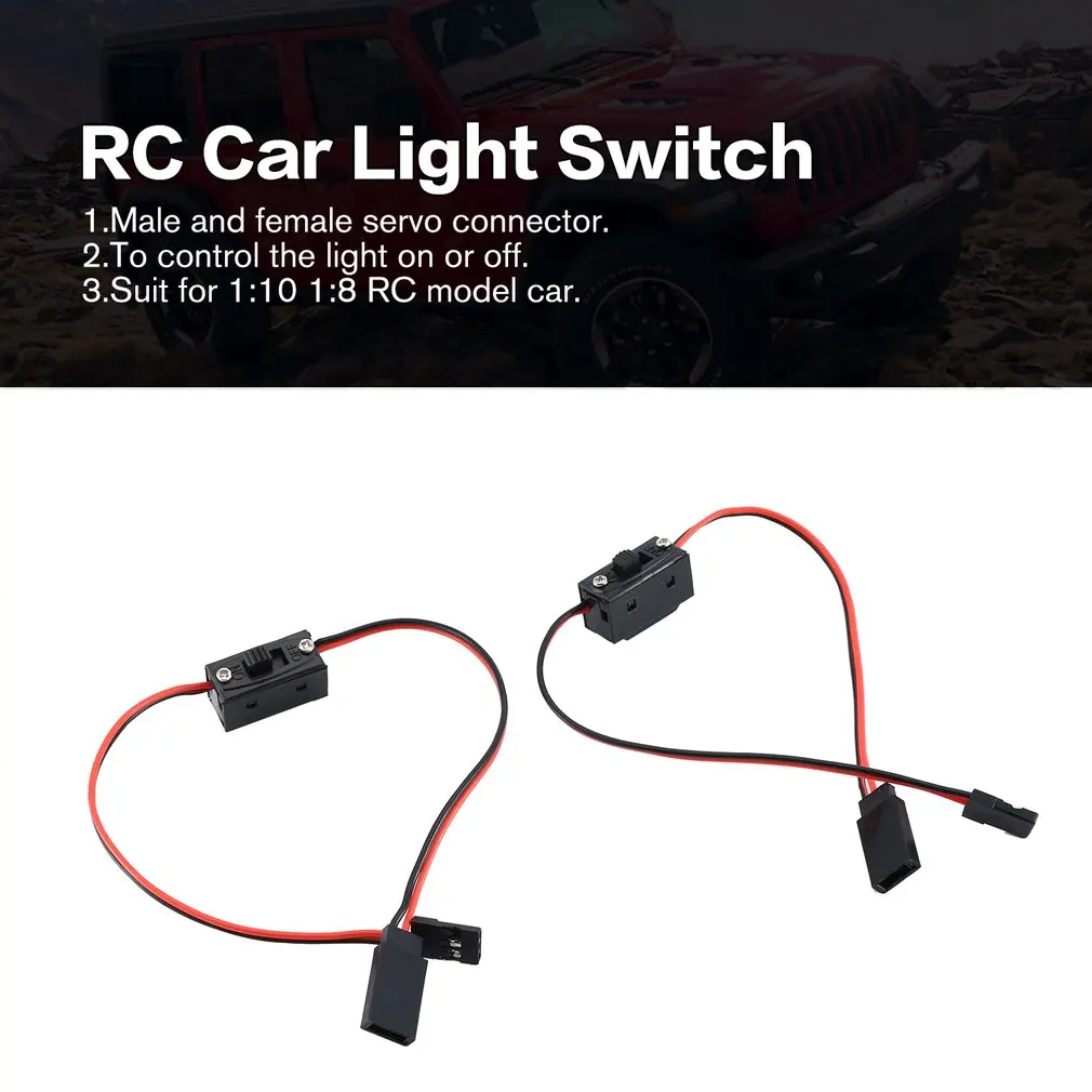 2pcs LED Light Control Power Switch for Traxxas HSP Redcat RC4WD Tamiya Axial SCX10 D90 HPI RC Model Car
2pcs LED Light Control Power Switch for Traxxas HSP Redcat RC4WD Tamiya Axial SCX10 D90 HPI RC Model Car