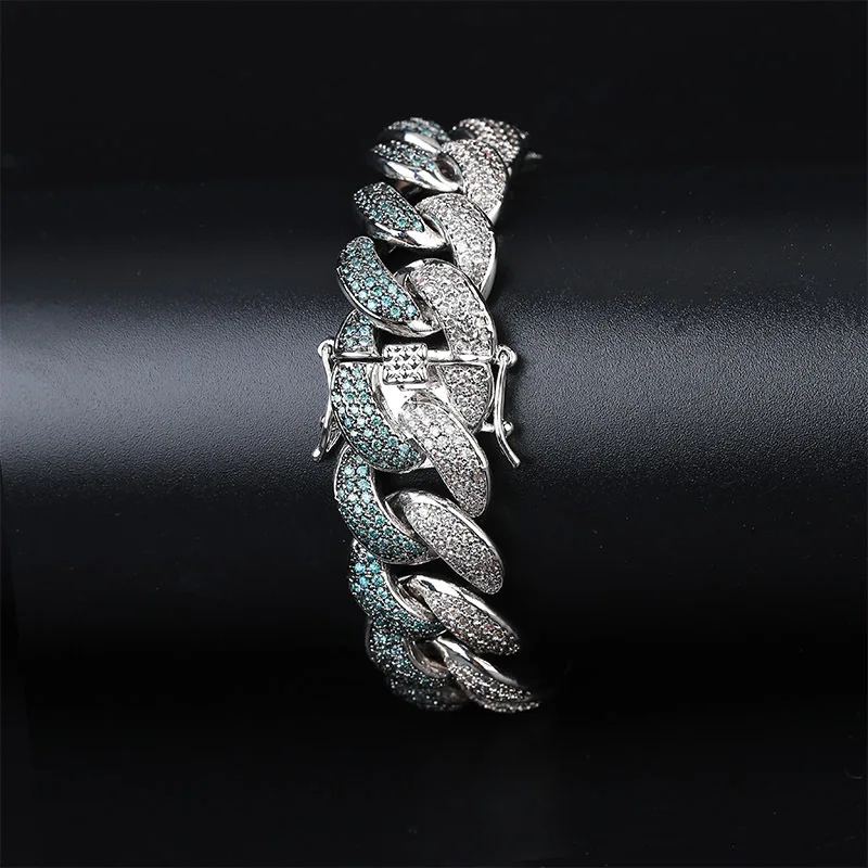 EBay Amazon Hot Selling Europe And America Emerald Color Men Bracelets Full Zircon Hiphop Cuba Pendant Jinao Accessories
EBay Amazon Hot Selling Europe And America Emerald Color Men Bracelets Full Zircon Hiphop Cuba Pendant Jinao Accessories