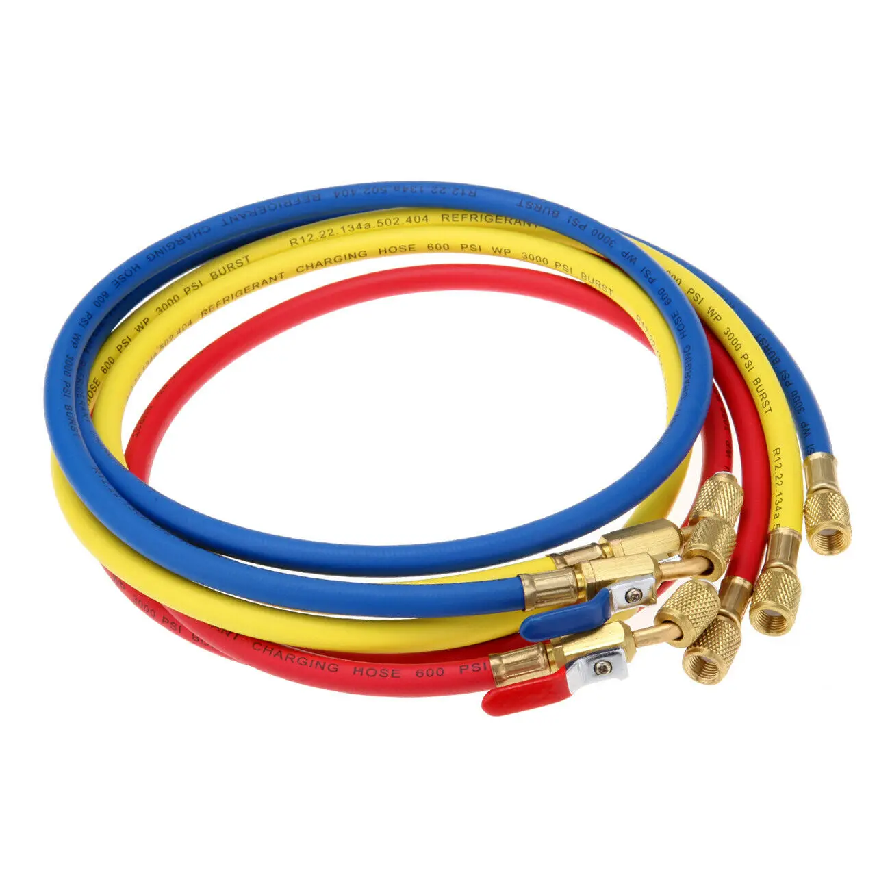 Samger 60" Car Refrigerante Pipe Charging Hose HVAC 1/4" SAE Air Conditioner 600 PSI For R134a, R22, R12 and R502
Samger 60" Car Refrigerante Pipe Charging Hose HVAC 1/4" SAE Air Conditioner 600 PSI For R134a, R22, R12 and R502