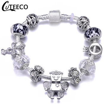 CUTEECO Zircon Flower Fairy Beads Charm Bracelets Femme 2019 New Butterfly Dangle Bracelet Bangle Women Fashion Jewelry
CUTEECO Zircon Flower Fairy Beads Charm Bracelets Femme 2019 New Butterfly Dangle Bracelet Bangle Women Fashion Jewelry
