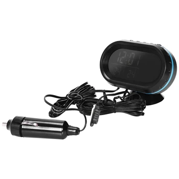 Car Thermometer Digital Clock DC12-24V Automobile Clock LED Lighted Auto Dual Temperature Gauge Voltmeter Voltage Tester
Car Thermometer Digital Clock DC12-24V Automobile Clock LED Lighted Auto Dual Temperature Gauge Voltmeter Voltage Tester