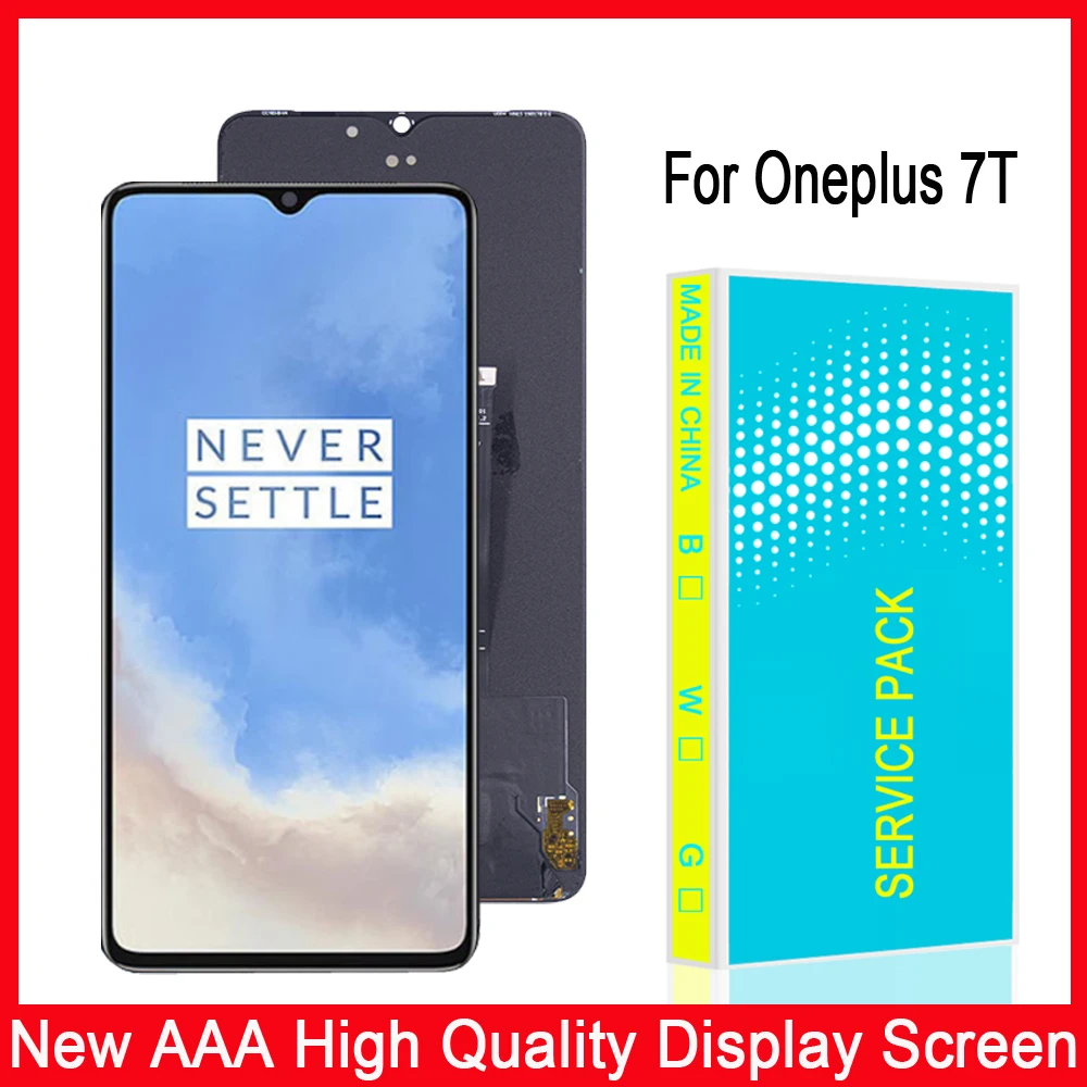 6.55" inch AMOELD Display For OnePlus 7T LCD Display Touch Screen Digitizer Assembly Replacement For OnePlus7T LCD
6.55" inch AMOELD Display For OnePlus 7T LCD Display Touch Screen Digitizer Assembly Replacement For OnePlus7T LCD