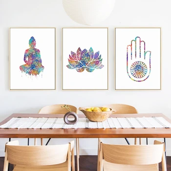 Watercolor Buddha Art Spiritual Free Spirit Yoga Spa Hand Canvas Paintings Wall Art Pictures Poster Print Living Room Home Decor
Watercolor Buddha Art Spiritual Free Spirit Yoga Spa Hand Canvas Paintings Wall Art Pictures Poster Print Living Room Home Decor