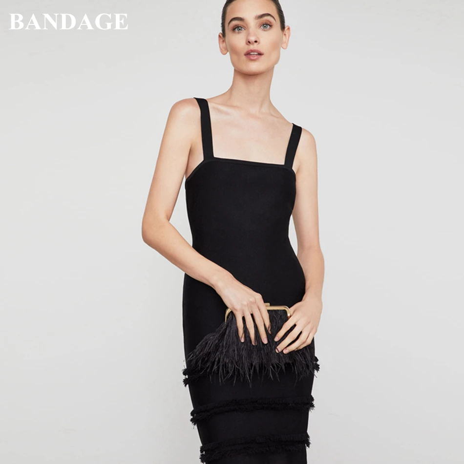 BANDAGE High Quality Black Rayon Bandage Dress Women Bodycon Vestidos Spaghetti Strap Tassel Backless Lady Celebrity Party Dress
BANDAGE High Quality Black Rayon Bandage Dress Women Bodycon Vestidos Spaghetti Strap Tassel Backless Lady Celebrity Party Dress