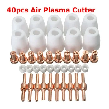40 Pcs Air Plasma Cutter Consumables Extend Fit For PT-31 LG-40 Torch CUT-40 50 Provides Premium Strength And Durability
40 Pcs Air Plasma Cutter Consumables Extend Fit For PT-31 LG-40 Torch CUT-40 50 Provides Premium Strength And Durability