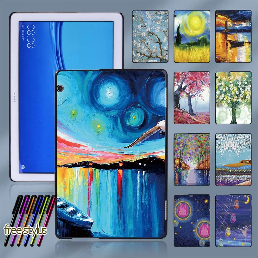 Tablets Case for Huawei MediaPad T5 10 10.1 Inch Paint Series Hard Case Protective Shell + Free Stylus
Tablets Case for Huawei MediaPad T5 10 10.1 Inch Paint Series Hard Case Protective Shell + Free Stylus