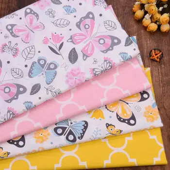 Yellow Pink Butterfly Twill Cotton Fabric,DIY Sewing Patchwork Quilting Fat Quarters Tecido Cloth For Baby Dress Sheets Textiles
Yellow Pink Butterfly Twill Cotton Fabric,DIY Sewing Patchwork Quilting Fat Quarters Tecido Cloth For Baby Dress Sheets Textiles