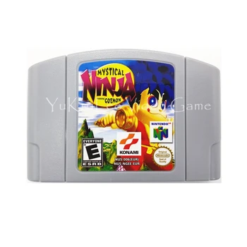 NinjaGoemon 64 Bit Video Game Cartridge Card for Nintendo 64 Console English Language EUR PAL Version
NinjaGoemon 64 Bit Video Game Cartridge Card for Nintendo 64 Console English Language EUR PAL Version