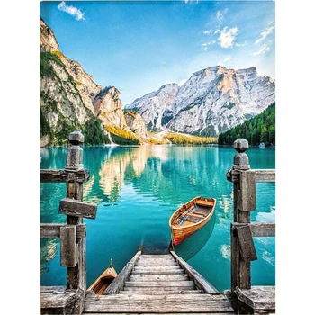 RAILONCH DIY 5D Diamond Painting Full Square/Round Mountain Diamond Embroidery Landscape Picture Mosaic Art Home Decor
RAILONCH DIY 5D Diamond Painting Full Square/Round Mountain Diamond Embroidery Landscape Picture Mosaic Art Home Decor