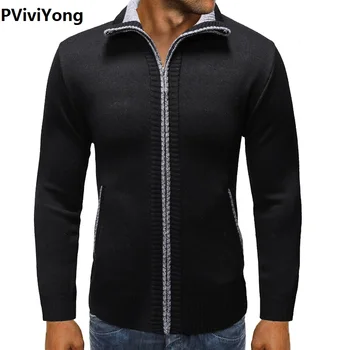 PViviYong 2019 new arrival autumn&winter high quality men's sweater coat ,Mandarin Collar thicked jacket plus-size M-XXXL 9812 
PViviYong 2019 new arrival autumn&winter high quality men's sweater coat ,Mandarin Collar thicked jacket plus-size M-XXXL 9812