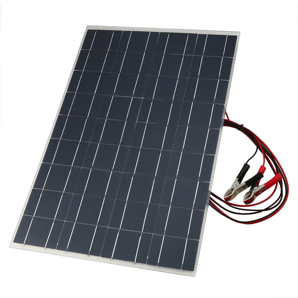 18V 30W Flexible Car Battery Solar Charger Portable Solar Panel Charger with Battery Charging Crocodile Clip Line
18V 30W Flexible Car Battery Solar Charger Portable Solar Panel Charger with Battery Charging Crocodile Clip Line