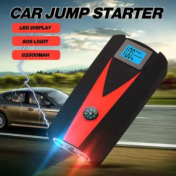 12V 82800/99900mAh Portable Car Jump Starter Booster Battery Charger USB Charger Emergency Power Car LED For Starting Device
12V 82800/99900mAh Portable Car Jump Starter Booster Battery Charger USB Charger Emergency Power Car LED For Starting Device