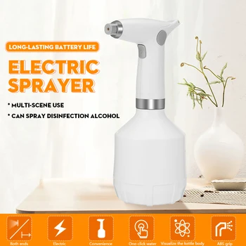 1L Refillable Electric Sprayer Bottle Mist Spray Bottle Portable Plastic Big Capacity Spray Bottle Alcohol Disinfection Tools
1L Refillable Electric Sprayer Bottle Mist Spray Bottle Portable Plastic Big Capacity Spray Bottle Alcohol Disinfection Tools