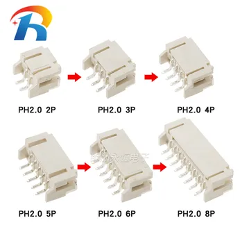 PH2.0 AWT Pitch 2.0 SMT Connector Horizontal Patch SMD SMT Needle Socket 2P 3P 4P 5P 6P 7P 8P 9P 10P Pin Header
PH2.0 AWT Pitch 2.0 SMT Connector Horizontal Patch SMD SMT Needle Socket 2P 3P 4P 5P 6P 7P 8P 9P 10P Pin Header