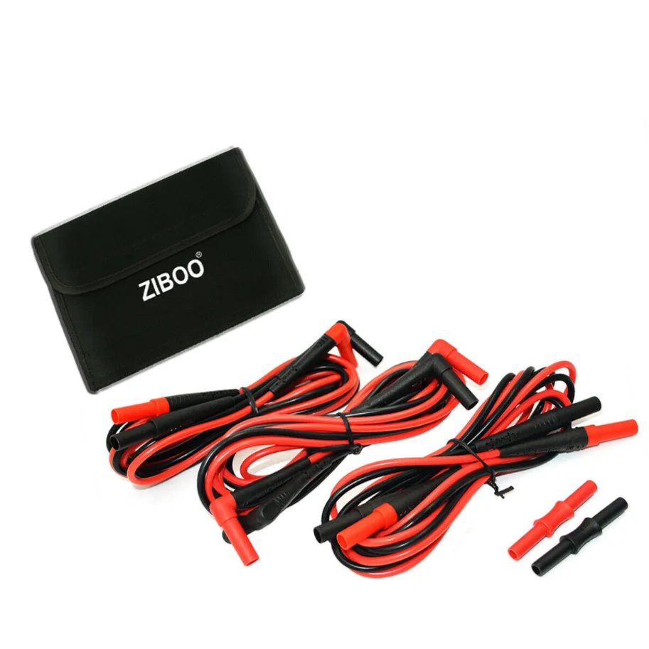 ZIBOO Test Leads SureGrip Industrial Test Probes Set (TL224 + TL222 +TL221) use for FLUKE Multimeter
ZIBOO Test Leads SureGrip Industrial Test Probes Set (TL224 + TL222 +TL221) use for FLUKE Multimeter