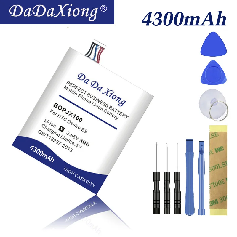 Da Da Xiong 4300mAh BOPJX100 Li-ion Phone Battery for HTC One E9 Battery E9w E9+ Plus E9PW Powerful Business Batterie
Da Da Xiong 4300mAh BOPJX100 Li-ion Phone Battery for HTC One E9 Battery E9w E9+ Plus E9PW Powerful Business Batterie