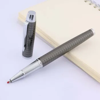 office silver classic stainless steel lattice Gun gray GIFT Rollerball pen
office silver classic stainless steel lattice Gun gray GIFT Rollerball pen