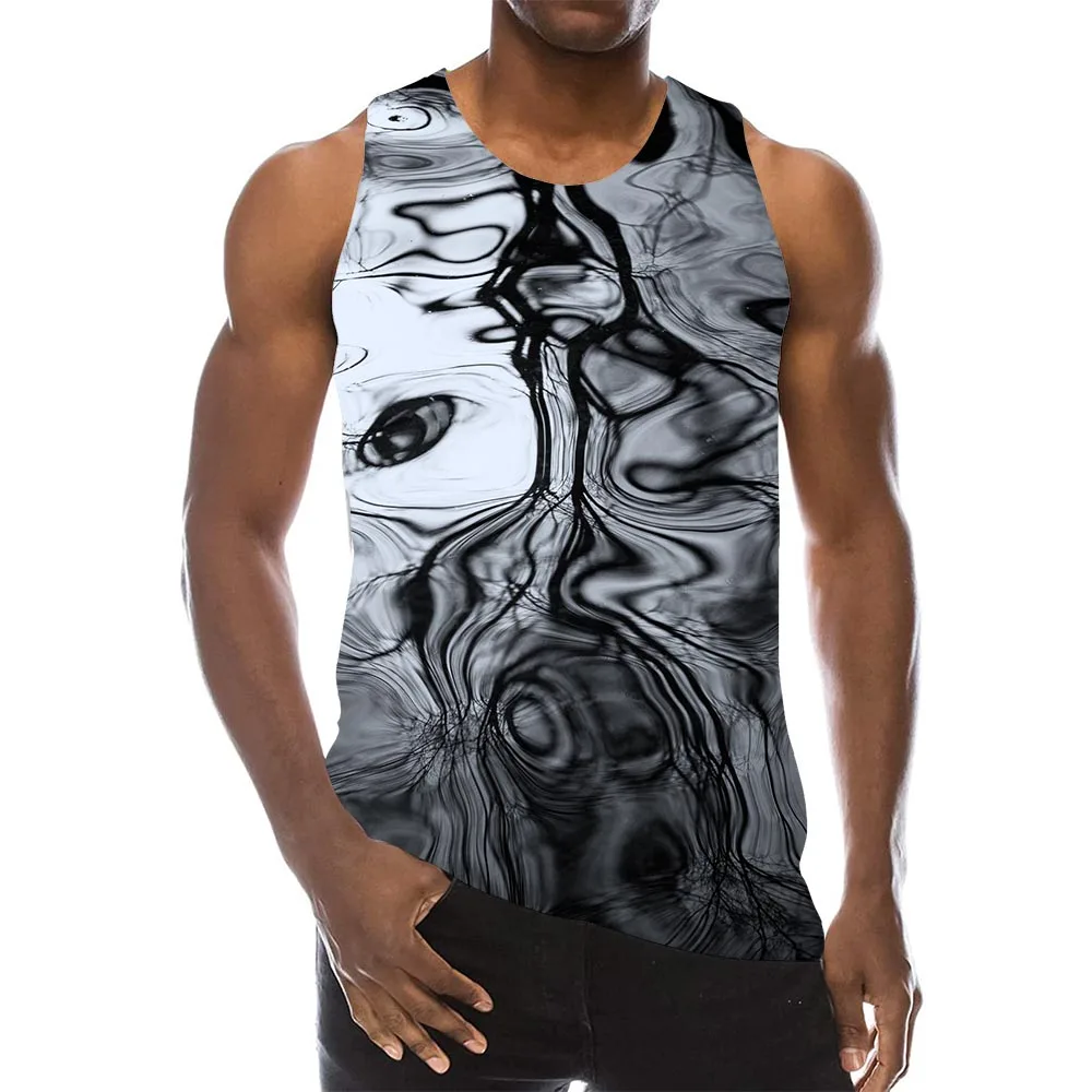 Men's Abstract Black Tank Top 3D Print Psychedelic Beach Texture Gym Sleeveless Pattern Tops Graphic Vest
Men's Abstract Black Tank Top 3D Print Psychedelic Beach Texture Gym Sleeveless Pattern Tops Graphic Vest