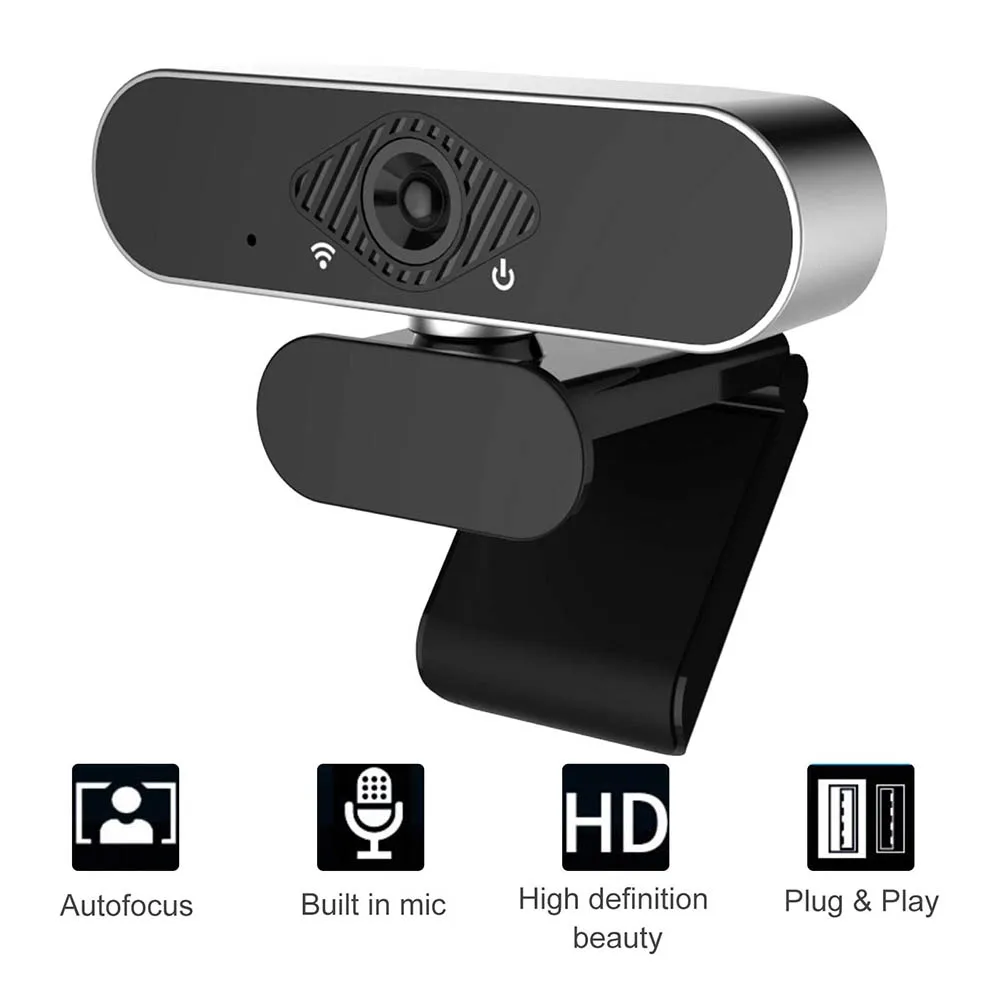W10 HD 1080P USB Webcam 2MP Streaming Computer Web Camera with Microphone for PC Laptop Desktop Video Calling Conferencing
W10 HD 1080P USB Webcam 2MP Streaming Computer Web Camera with Microphone for PC Laptop Desktop Video Calling Conferencing