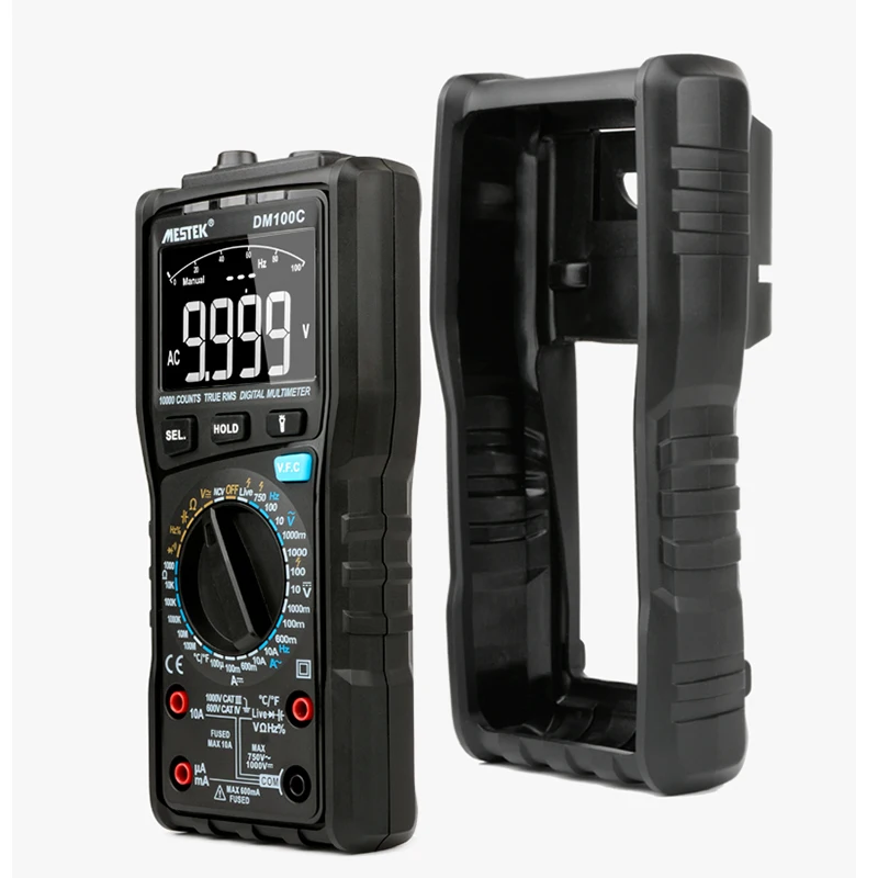 DM100C Digital Multimeter High Speed Smart Double Core T-rms NCV Temperature multimetro Anti-burn Fuse Alarm multimeters
DM100C Digital Multimeter High Speed Smart Double Core T-rms NCV Temperature multimetro Anti-burn Fuse Alarm multimeters