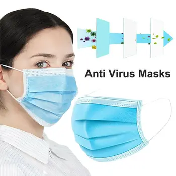 Disposable Protective Face Mask 3 Layer Nonwove Ply Filter Mouth Mask Anti-Dust Meltblown Earloop Mouth Mask
Disposable Protective Face Mask 3 Layer Nonwove Ply Filter Mouth Mask Anti-Dust Meltblown Earloop Mouth Mask