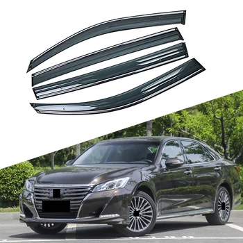 For TOYOTA CROWN 2012 2013 2014 2015 2016 Car Window Sun Rain Shade Visors Shield Shelter Protector Cover Trim Frame Sticker 
For TOYOTA CROWN 2012 2013 2014 2015 2016 Car Window Sun Rain Shade Visors Shield Shelter Protector Cover Trim Frame Sticker