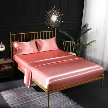 3/4 Pieces Set Satin Fitted Sheet Set Bedding Set Mattress Covers Pillowcase Deep Pocket Twin Queen King bedding set
3/4 Pieces Set Satin Fitted Sheet Set Bedding Set Mattress Covers Pillowcase Deep Pocket Twin Queen King bedding set