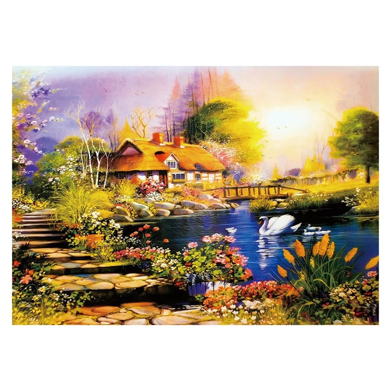 Jigsaw Puzzle 1000 Pieces 42X27.9 cm Assembled Adult Jigsaw Puzzle Educational Toy Castle in the Forest
Jigsaw Puzzle 1000 Pieces 42X27.9 cm Assembled Adult Jigsaw Puzzle Educational Toy Castle in the Forest