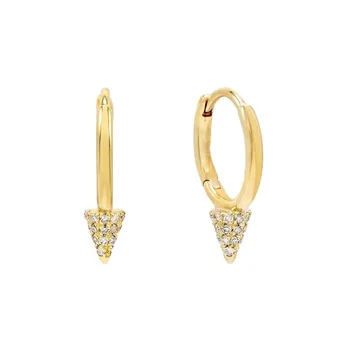LOZRUNVE Factory Wholesale 925 Sterling Silver Gold Mini Spike Huggie Earring
LOZRUNVE Factory Wholesale 925 Sterling Silver Gold Mini Spike Huggie Earring