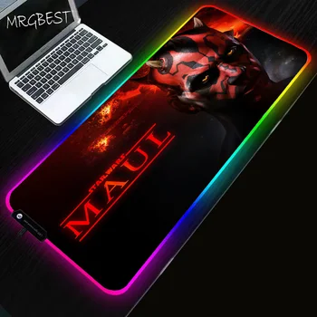 MRGBEST Star Wars Anime RGB Large Game Locked Mouse Pad Player Computer MousePad LED Backlit Surface Muse Pads Keyboard Desk Mat
MRGBEST Star Wars Anime RGB Large Game Locked Mouse Pad Player Computer MousePad LED Backlit Surface Muse Pads Keyboard Desk Mat