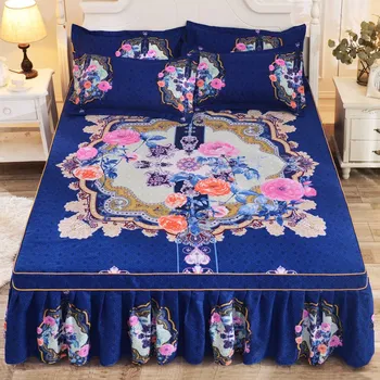 1pc Thickened Sanding Bedspread Wedding Fitted Sheet Cover Soft Non-Slip King Queen Bed Skirt for 1.2m/1.5m/1.8m/2.0m bed
1pc Thickened Sanding Bedspread Wedding Fitted Sheet Cover Soft Non-Slip King Queen Bed Skirt for 1.2m/1.5m/1.8m/2.0m bed