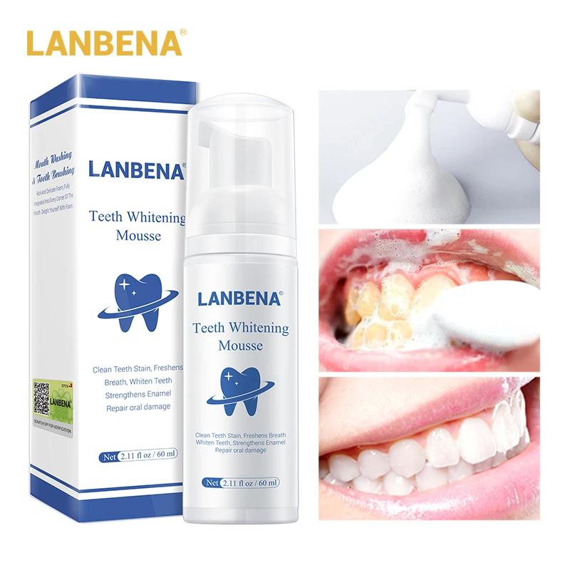 LANBENA Teeth Whitening Mousse Tooth Whitening Dental Tool Cleaning White Teeth Oral Hygiene Toothpaste Bleaching Remove Stains
LANBENA Teeth Whitening Mousse Tooth Whitening Dental Tool Cleaning White Teeth Oral Hygiene Toothpaste Bleaching Remove Stains