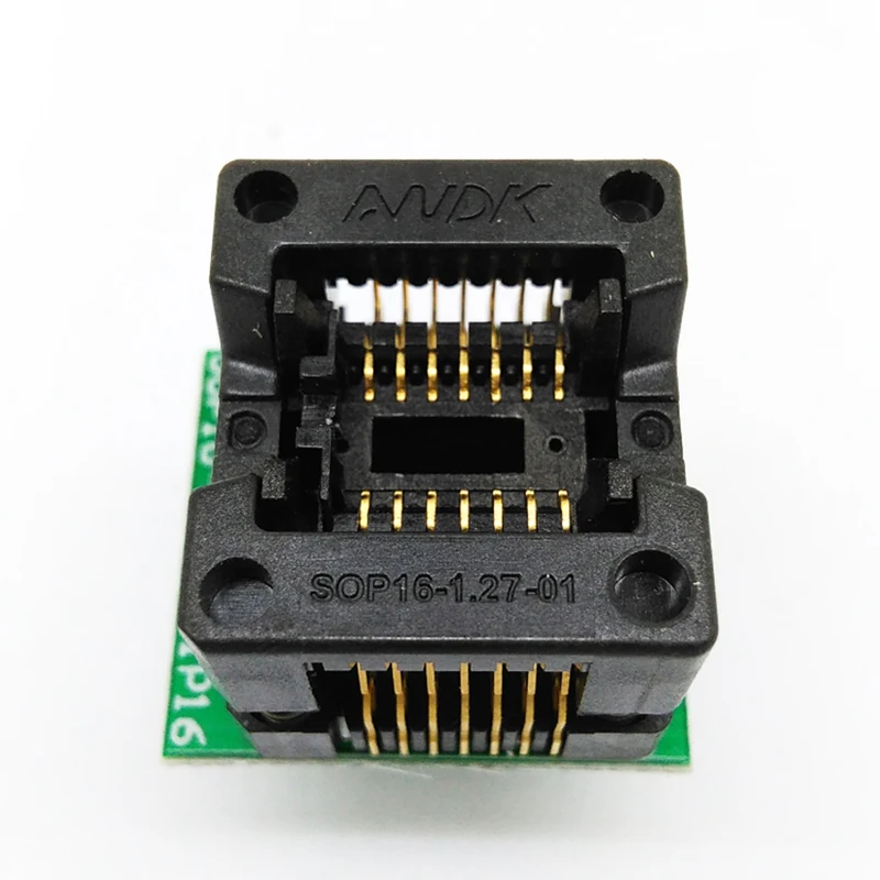 ANDK SOP14 SOIC14 SO14 to dip 14 programming adapter Pitch 1.27mm IC Body Width 3.9mm 150mil hight quality ZIF adapter
ANDK SOP14 SOIC14 SO14 to dip 14 programming adapter Pitch 1.27mm IC Body Width 3.9mm 150mil hight quality ZIF adapter