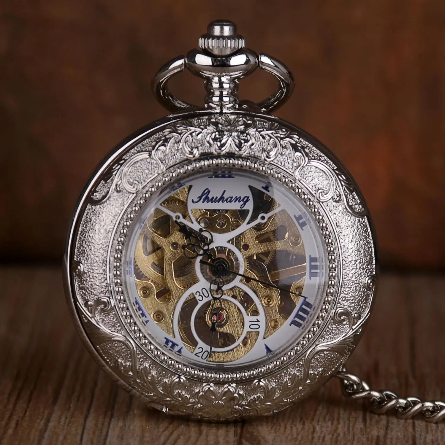 5pcs Fashion Simple Pocket Watches Roman Number Dial Mechanical Pocket Watches With Fob Chain Watch Gift For Mens Womens
5pcs Fashion Simple Pocket Watches Roman Number Dial Mechanical Pocket Watches With Fob Chain Watch Gift For Mens Womens