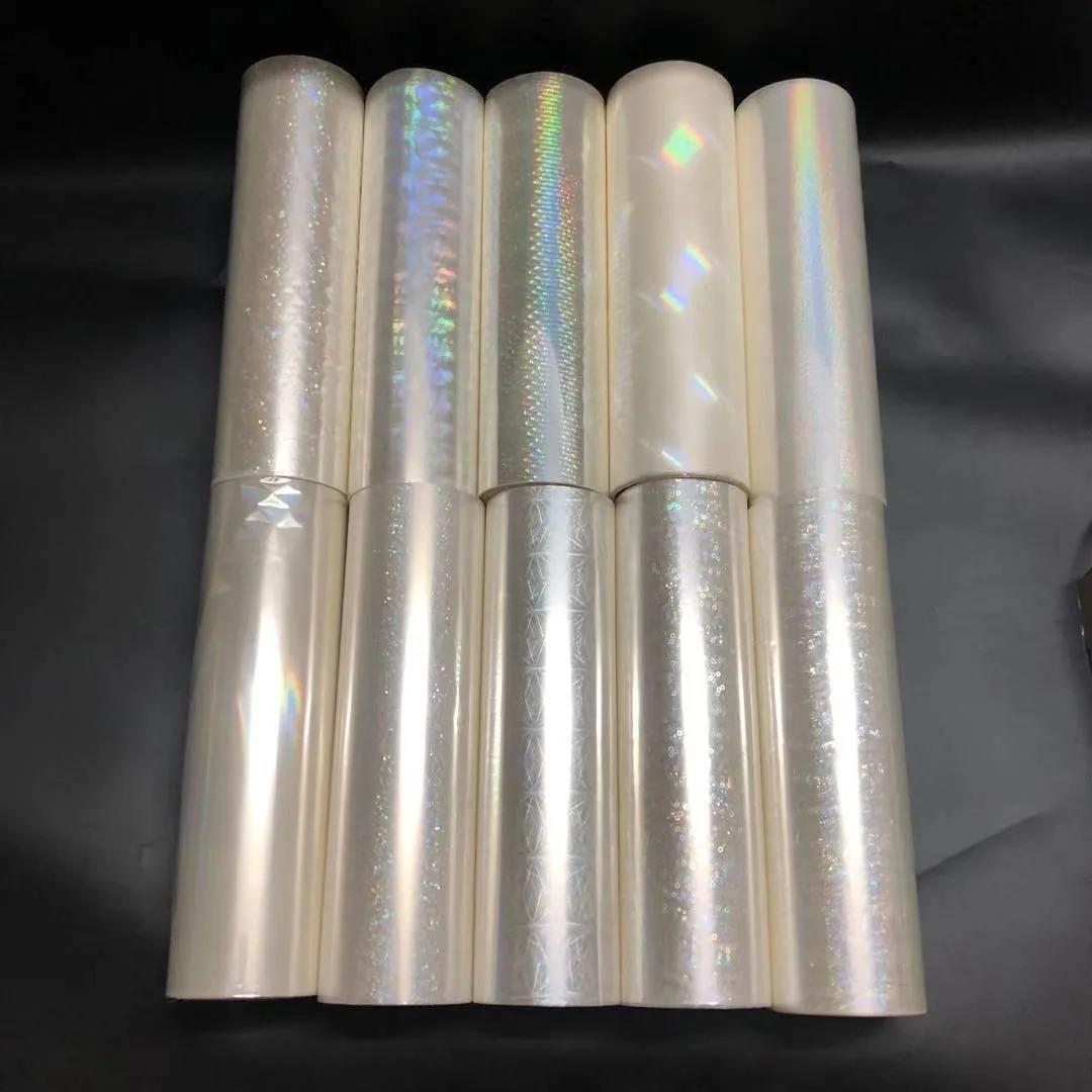 

120M Holographic Transparent Hot Stamping Foil Paper Rolls for Laminator Heat Transfer film Laser Printer Card Craft Paper 21cm