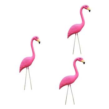 3pcs Lifelike Plastic Flamingo Birds Statue Garden Sculpture Home Patio Grassland Ornaments
3pcs Lifelike Plastic Flamingo Birds Statue Garden Sculpture Home Patio Grassland Ornaments