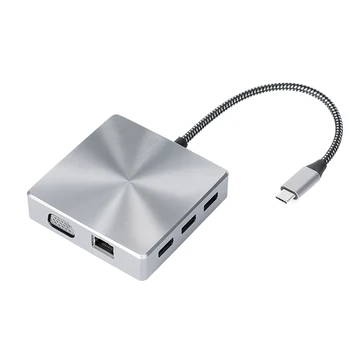 USB C Docking Station 4K HD MI VGA RJ45 Ethernet 3X USB3.0 Ports 100W PD SD TF Card Reader 3.5mm o USB C Hub
USB C Docking Station 4K HD MI VGA RJ45 Ethernet 3X USB3.0 Ports 100W PD SD TF Card Reader 3.5mm o USB C Hub