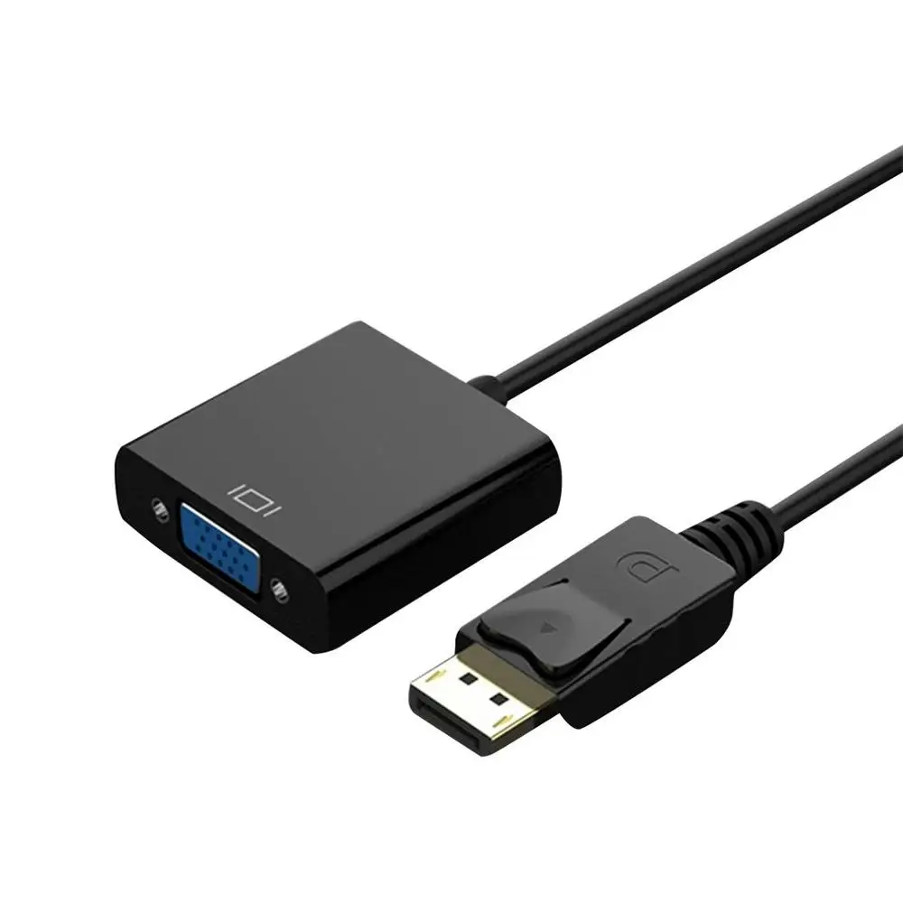 DP Display Port Male to VGA Female Converter Adapter Cable For PC Laptop VGA Adapter Cable Converter
DP Display Port Male to VGA Female Converter Adapter Cable For PC Laptop VGA Adapter Cable Converter