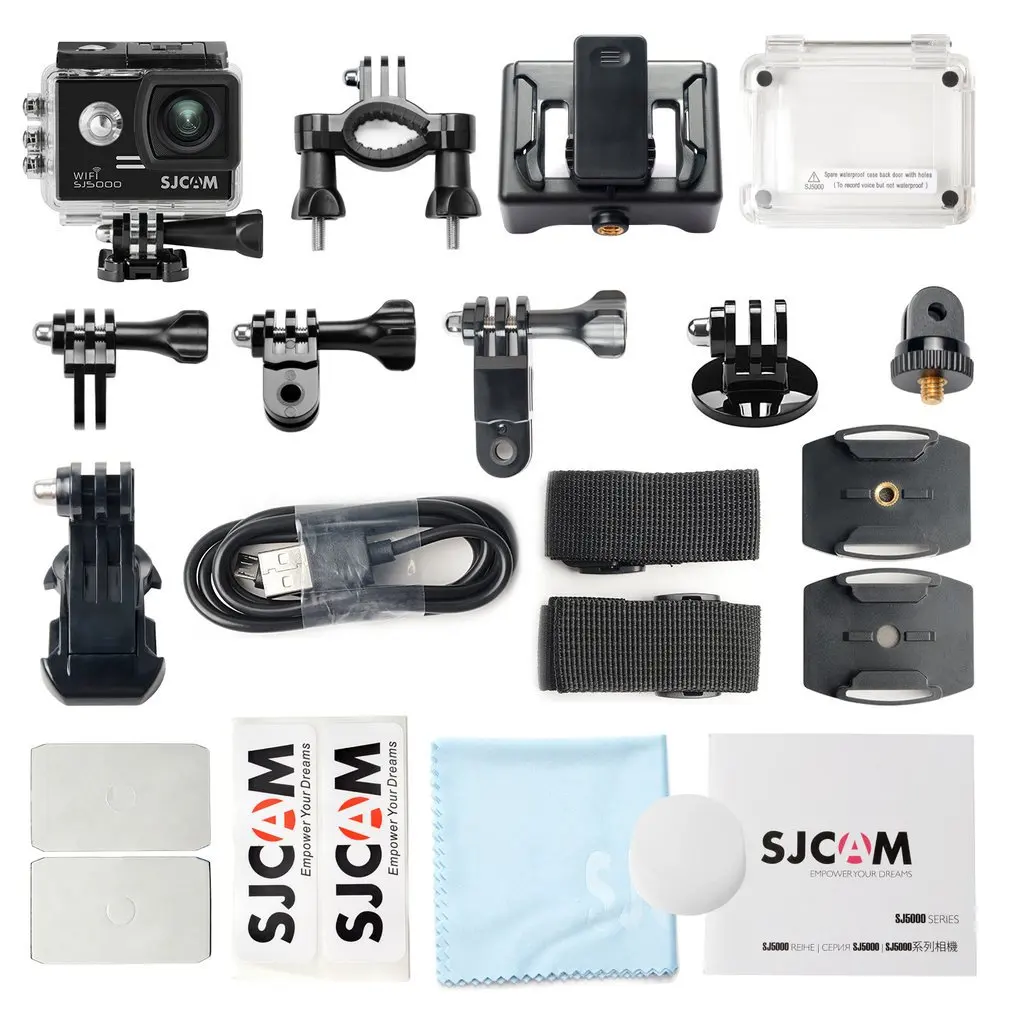 SJCAM SJ5000 WIFI Version 14MP Wide Angle 1080P Sport HD Waterproof Camera for Vehicle Diving Swimming
SJCAM SJ5000 WIFI Version 14MP Wide Angle 1080P Sport HD Waterproof Camera for Vehicle Diving Swimming