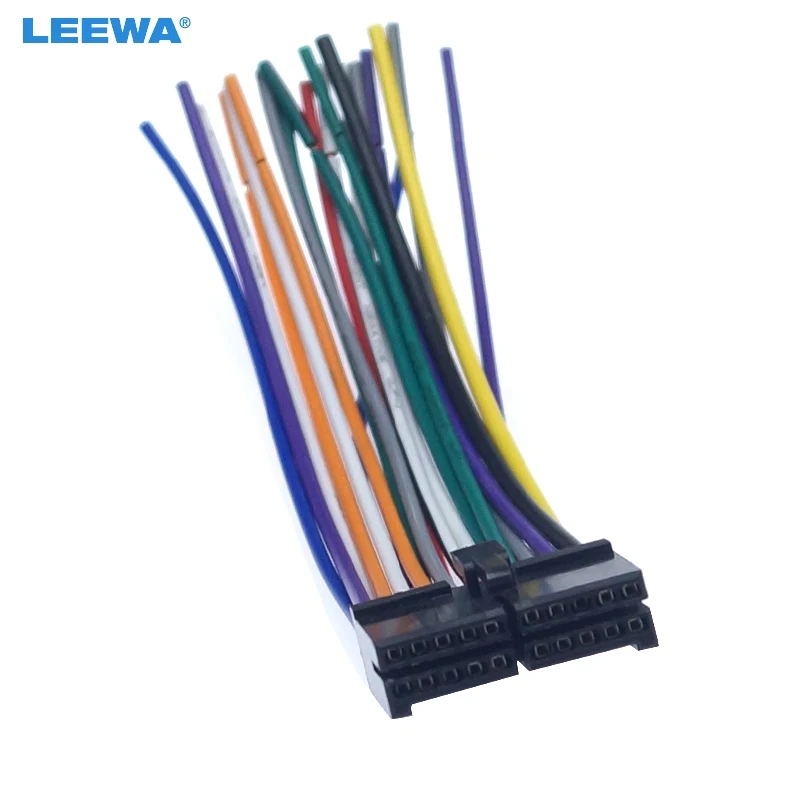 LEEWA Auto Universal Head Unit CD/DVD Stereo Audio Radio 20Pin Wiring Harness Cable Plug for Aftermarket #CA6122
LEEWA Auto Universal Head Unit CD/DVD Stereo Audio Radio 20Pin Wiring Harness Cable Plug for Aftermarket #CA6122