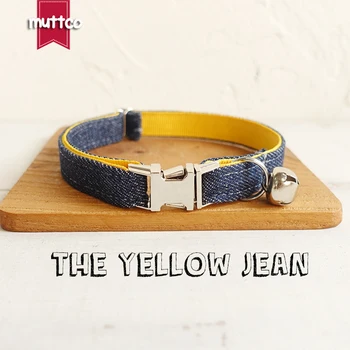 MUTTCO Retailing self-design cat collar THE YELLOW JEAN handmade collar mazarine and yellow 2 sizes cat collar UCC037
MUTTCO Retailing self-design cat collar THE YELLOW JEAN handmade collar mazarine and yellow 2 sizes cat collar UCC037