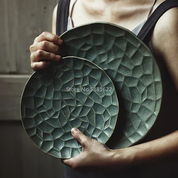 Nordic Style Round Dinner Plate Home Decor Green Color Ceramic Dessert Tableware Christmas Dish Porcelain Steak Plates
Nordic Style Round Dinner Plate Home Decor Green Color Ceramic Dessert Tableware Christmas Dish Porcelain Steak Plates