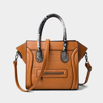 Vintage Brand Crocodile Leather Luxury Ladies Messenger Handbag for Women Designer Ladies Shoulder Tote Female Bolsas Feminina
Vintage Brand Crocodile Leather Luxury Ladies Messenger Handbag for Women Designer Ladies Shoulder Tote Female Bolsas Feminina