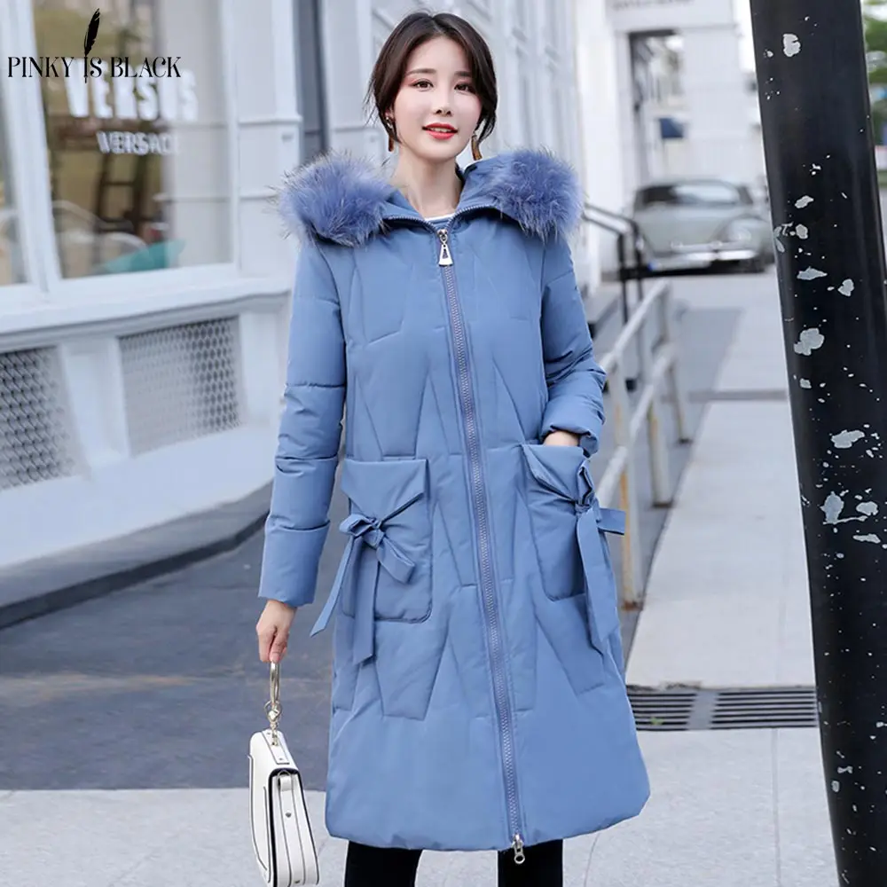 PinkyIsBlack Hooded Jackets Long Parkas Winter Jacket Women Bow Pockets Winter 2019 New Korean Big Fur Loose Winter Coat Women
PinkyIsBlack Hooded Jackets Long Parkas Winter Jacket Women Bow Pockets Winter 2019 New Korean Big Fur Loose Winter Coat Women