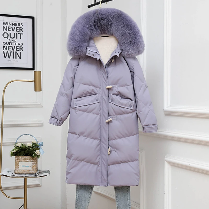 Aibeauty New Winter Down Parkas Real Fox Fur Hooded Jacket Warm Coat Fashion Large Fur Collar White Duck Down Parkas
Aibeauty New Winter Down Parkas Real Fox Fur Hooded Jacket Warm Coat Fashion Large Fur Collar White Duck Down Parkas