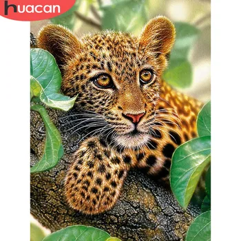 HUACAN DIY Diamond Painting Leopard Animal Full Round Drill Rhinestone Embroidery Picture Home Decoration Handcraft Kit New 
HUACAN DIY Diamond Painting Leopard Animal Full Round Drill Rhinestone Embroidery Picture Home Decoration Handcraft Kit New