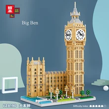 3466pcs World Famous Building Model DIY Classic Collection Elizabeth Tower Miniature Particle Assembly Toy Building Block No Box
3466pcs World Famous Building Model DIY Classic Collection Elizabeth Tower Miniature Particle Assembly Toy Building Block No Box